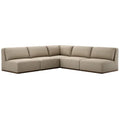 Sof¨¢ modular exterior Adler de 5 piezas, Concha Fog de Four Hands