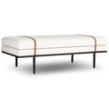 Banco Harris, tejido Nomad Snow de Four Hands